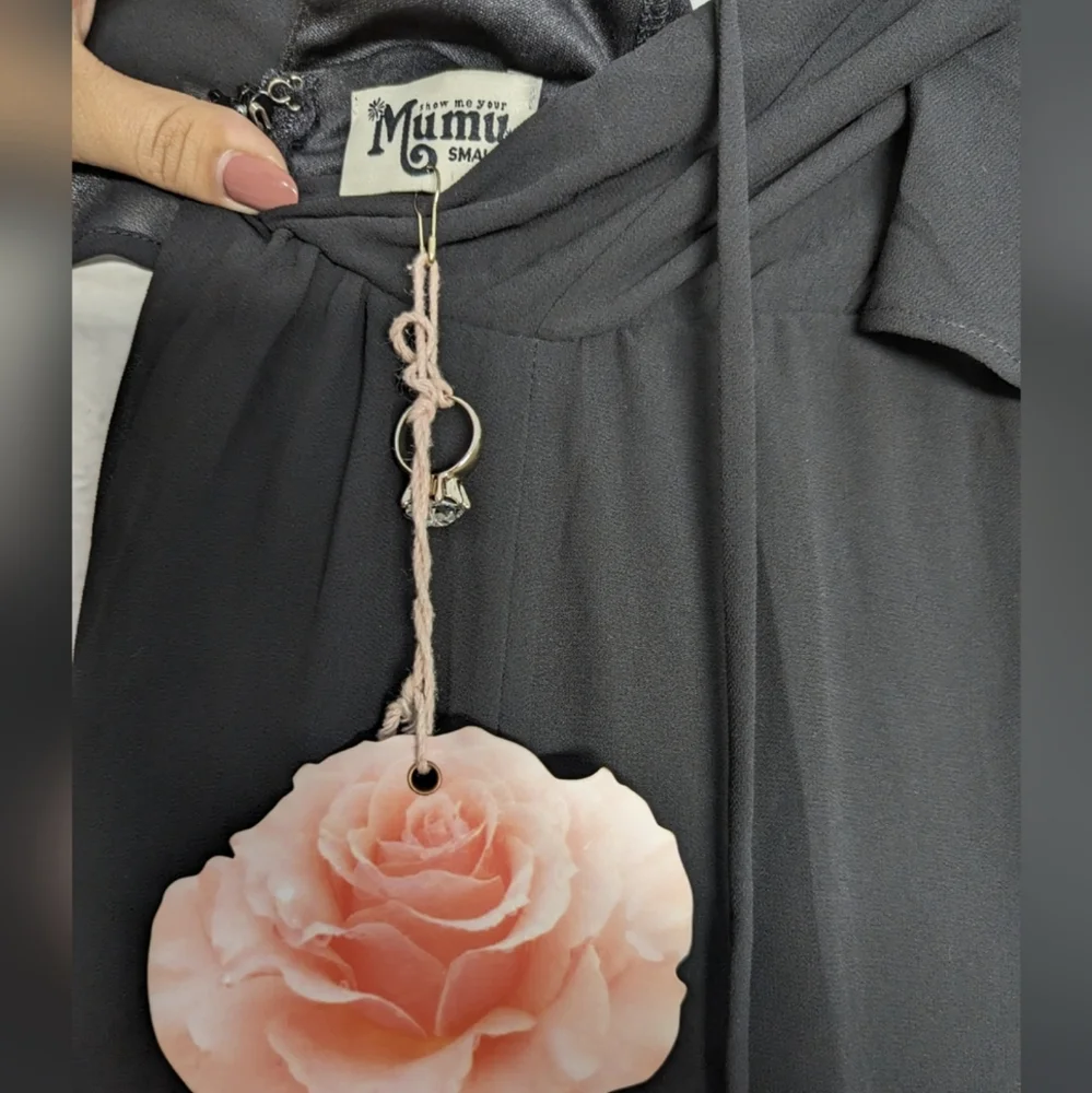 $20 CLEARANCE Show me Your Mumu Faye Flutter Maxi Dress Size Small NWT - Picture 2 of 4